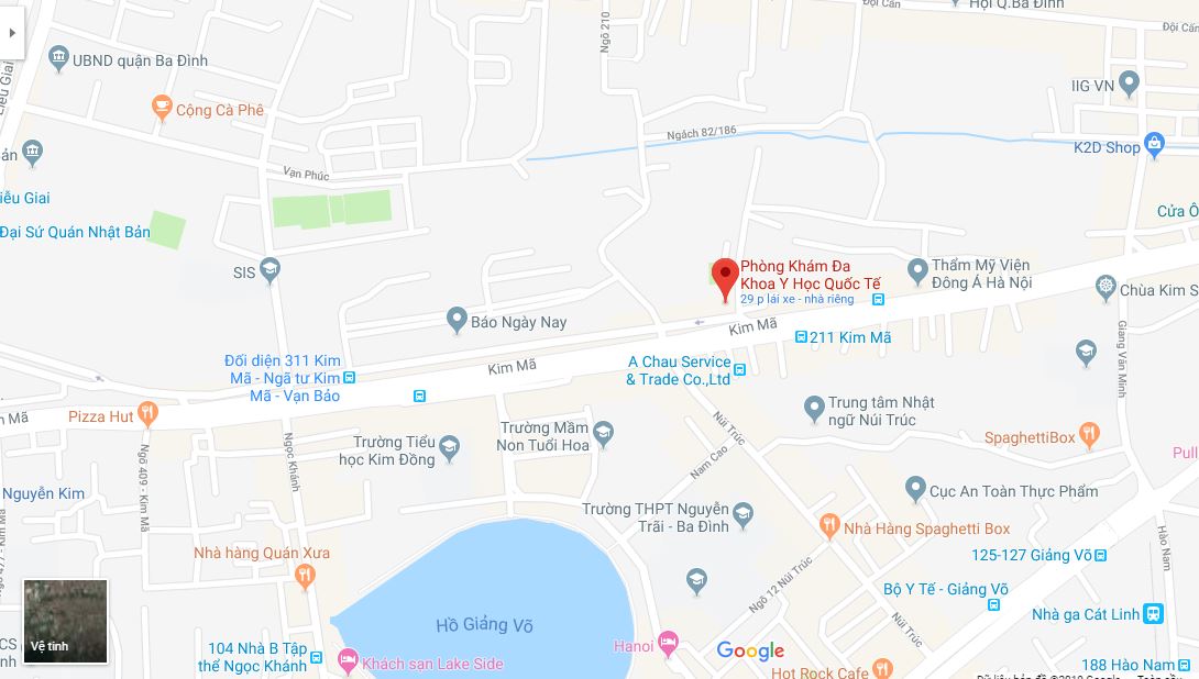 Địa chỉ phòng khám Đa Khoa Y hoc Quốc tế